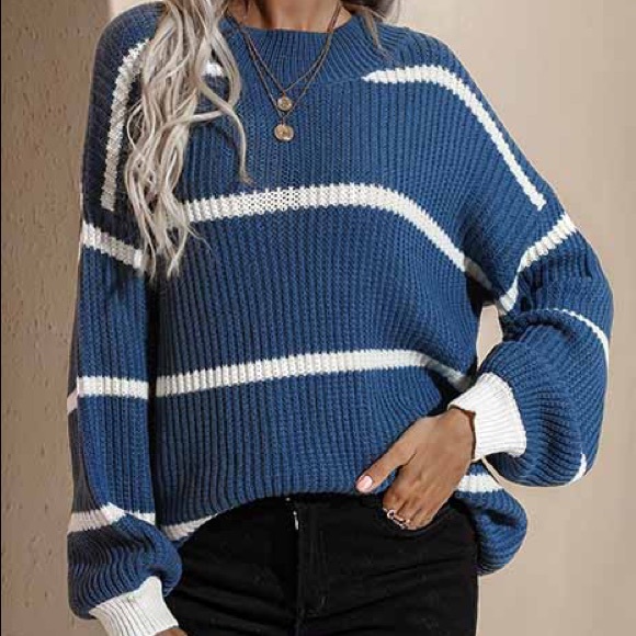 Sail Away Oversized Knit Sweater - Picture 2 of 8